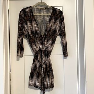 Brown, lightweight romper